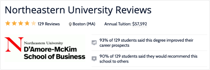Northeastern University Reviews