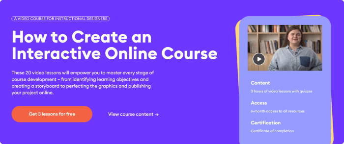 Video Course for Instructional Designers by iSpring Academy