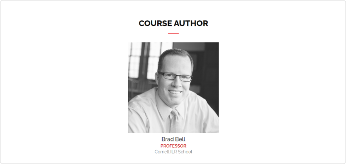 Brad Bell, course author