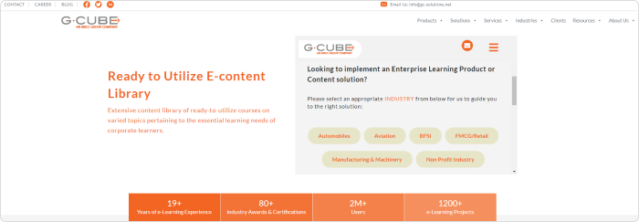 G-Cube course library