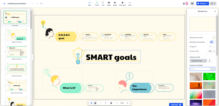 Prezi – an online tool for making interactive presentations