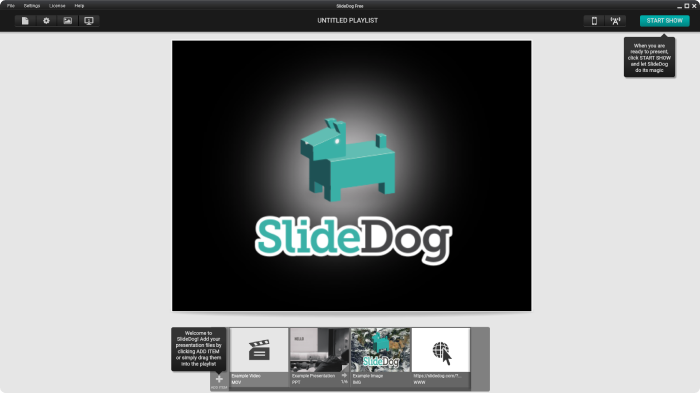 SlideDog – a tool for presenting multiple presentations seamlessly