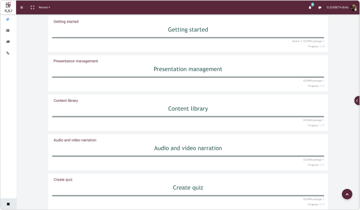 A training program to familiarize the teaching staff with iSpring’s functionality