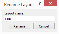 Rename Layout option in PPT