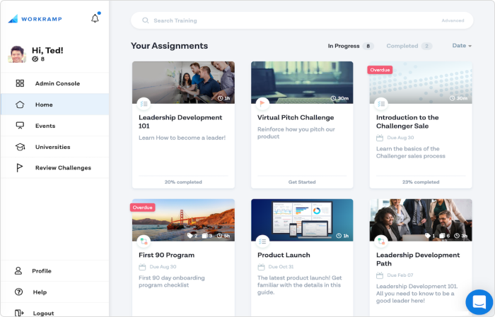 Workramp: A sales-oriented enterprise training platform