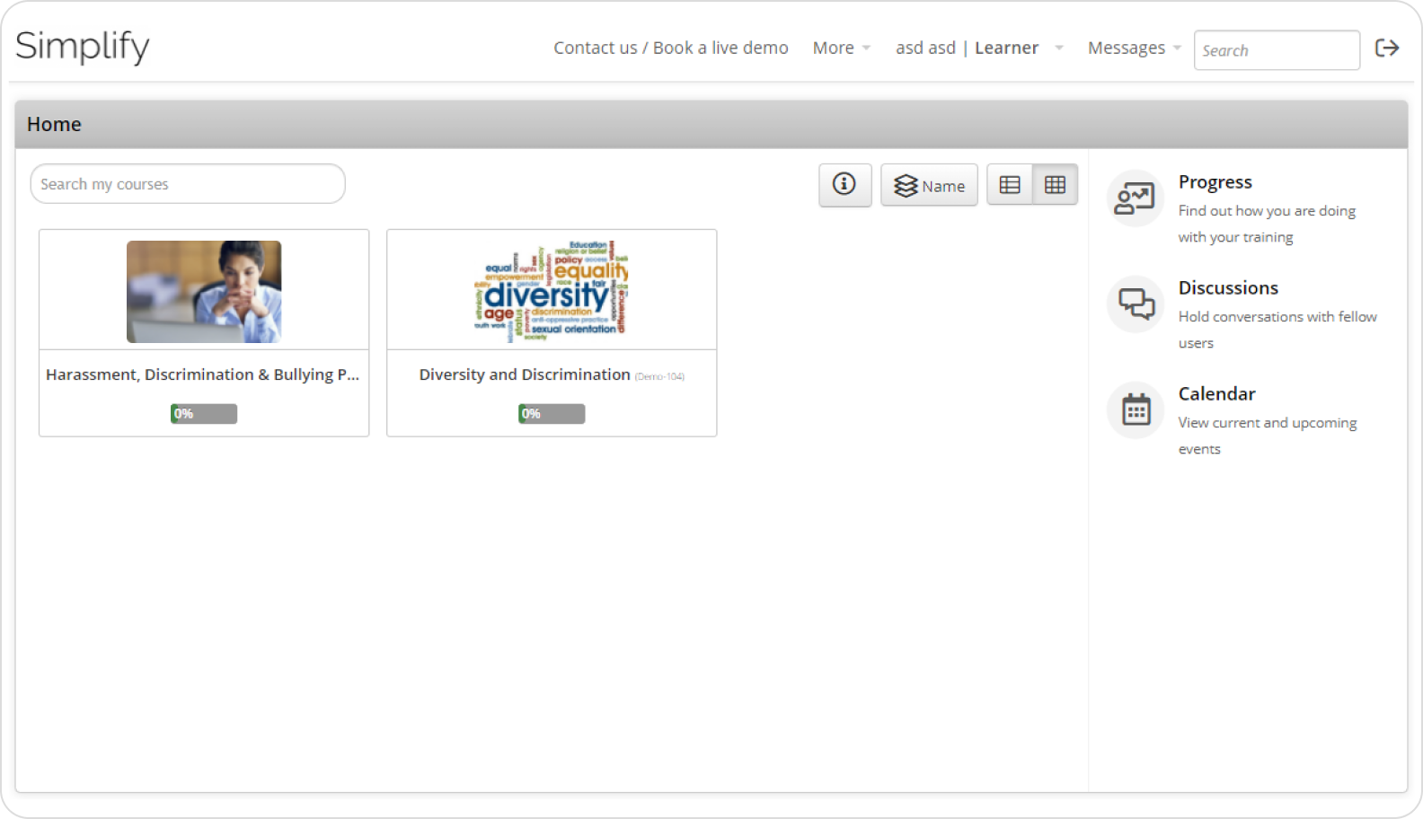 Simplify LMS
