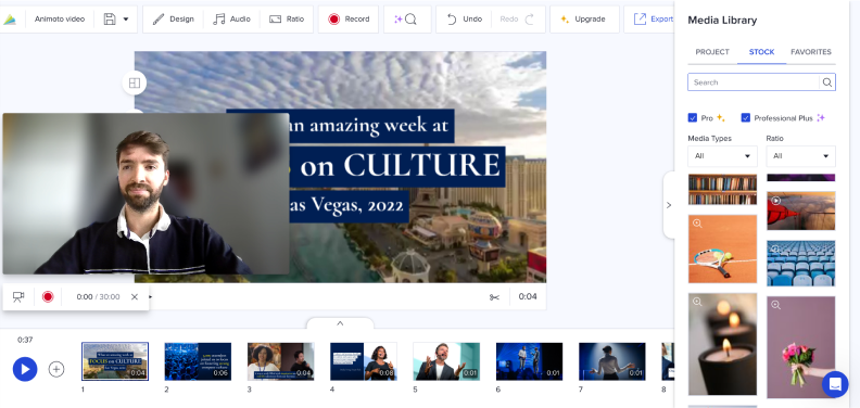 Animoto video maker