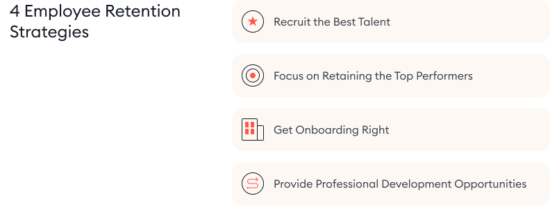 Four employee retention strategies