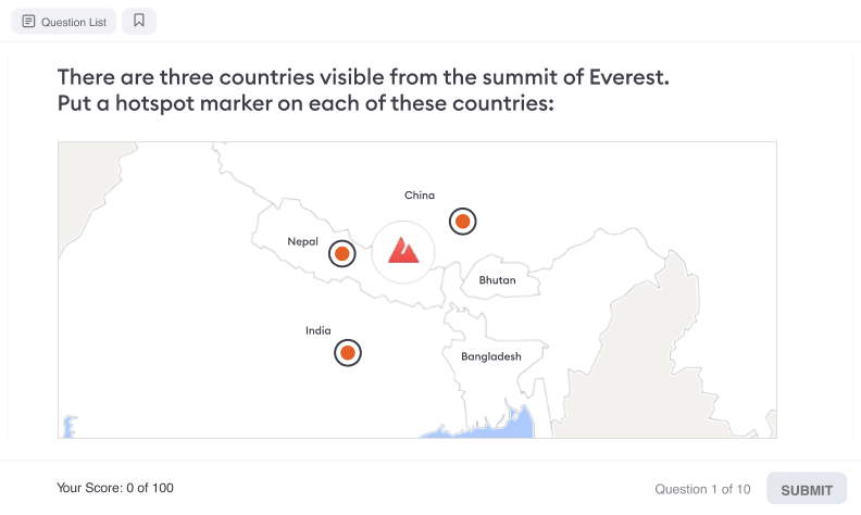 Hot spot question