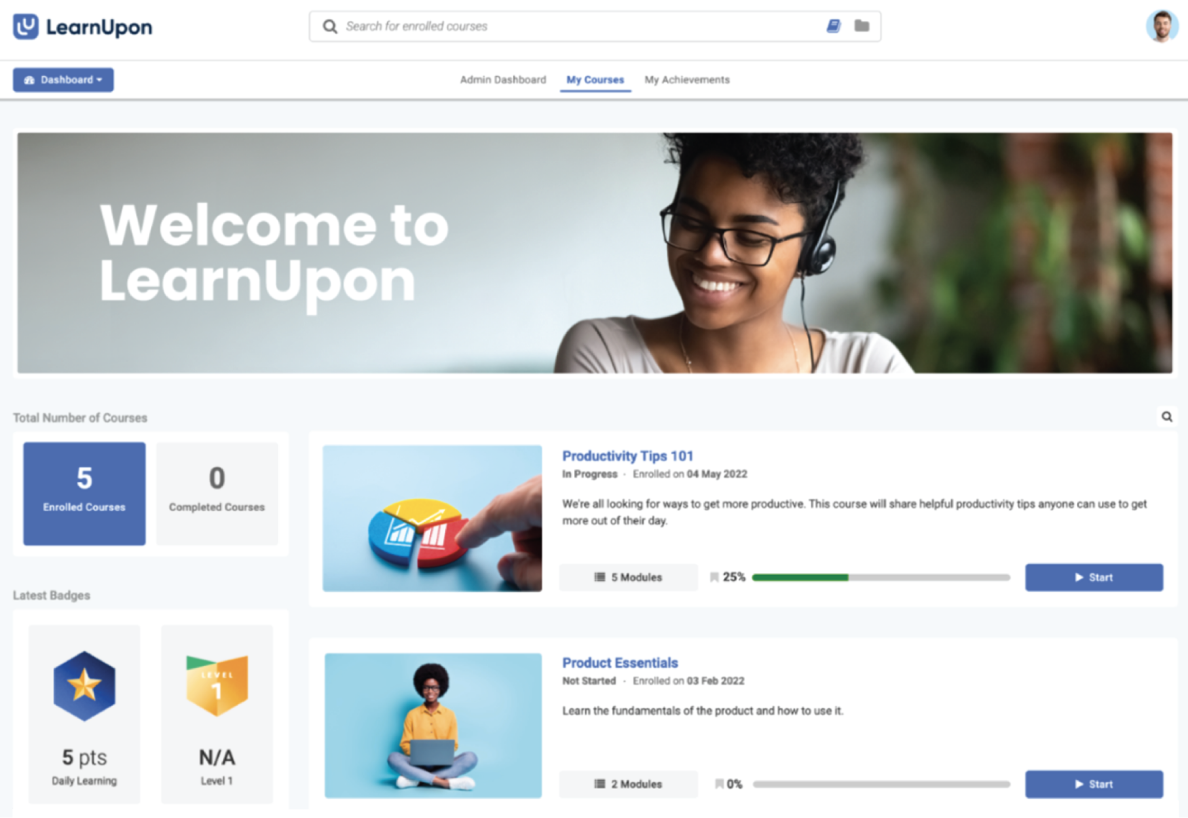 Best 360Learning competitors: LearnUpon