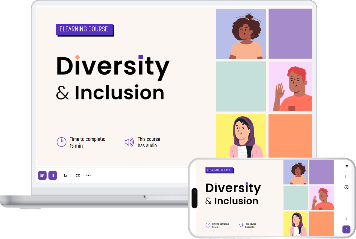 An example of a DEI eLearning course