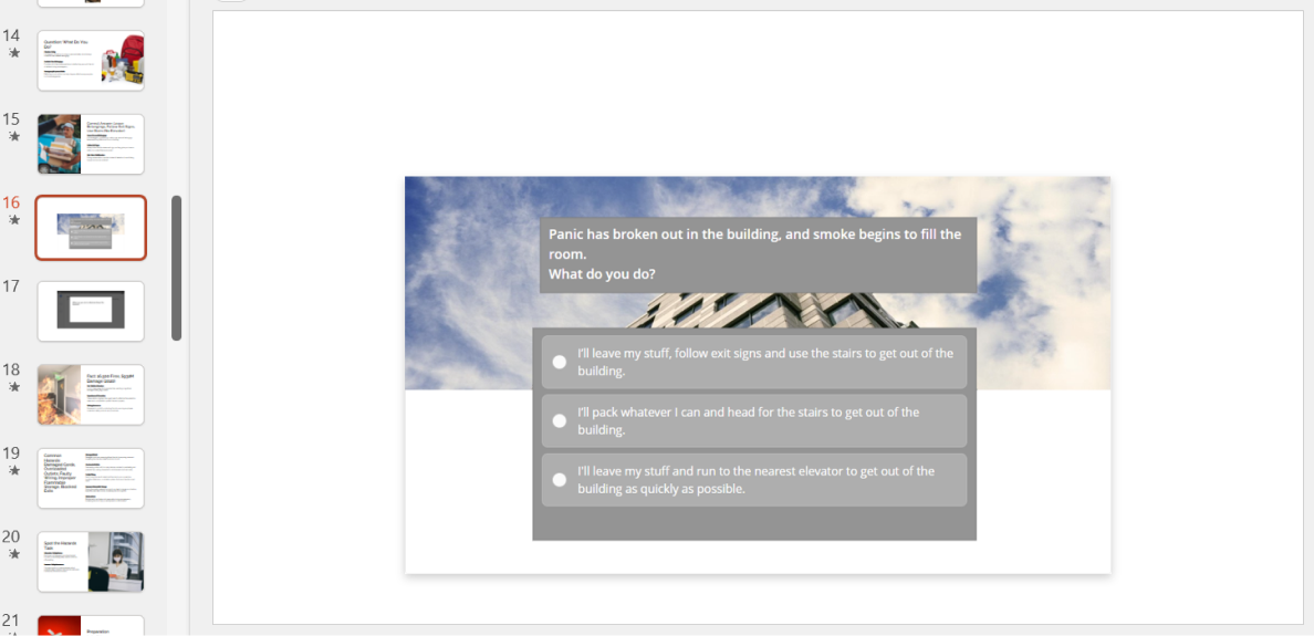 A quiz created with iSpring Suite