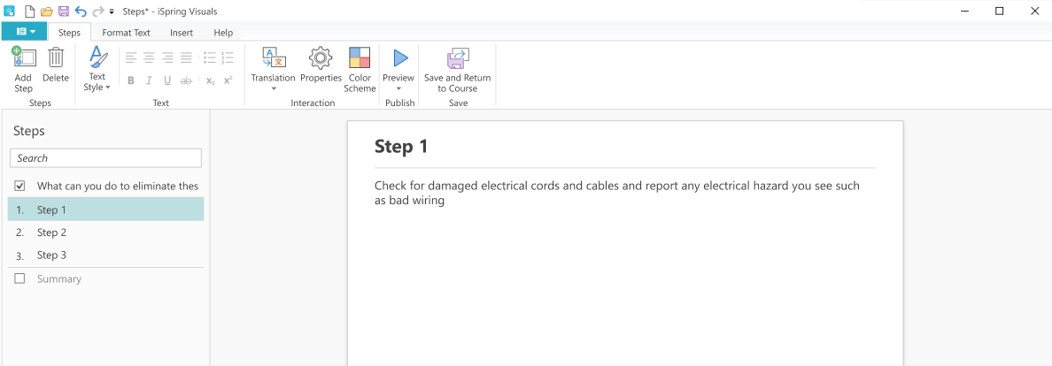 Inputting text