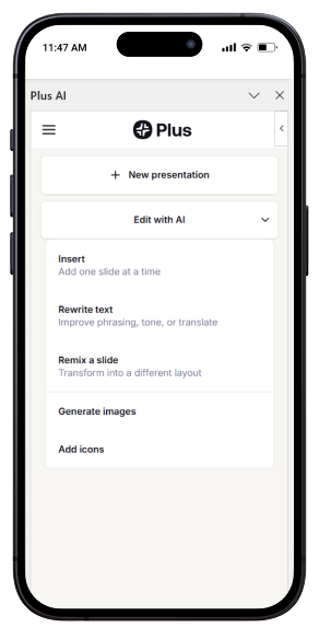 Prompts in Plus AI