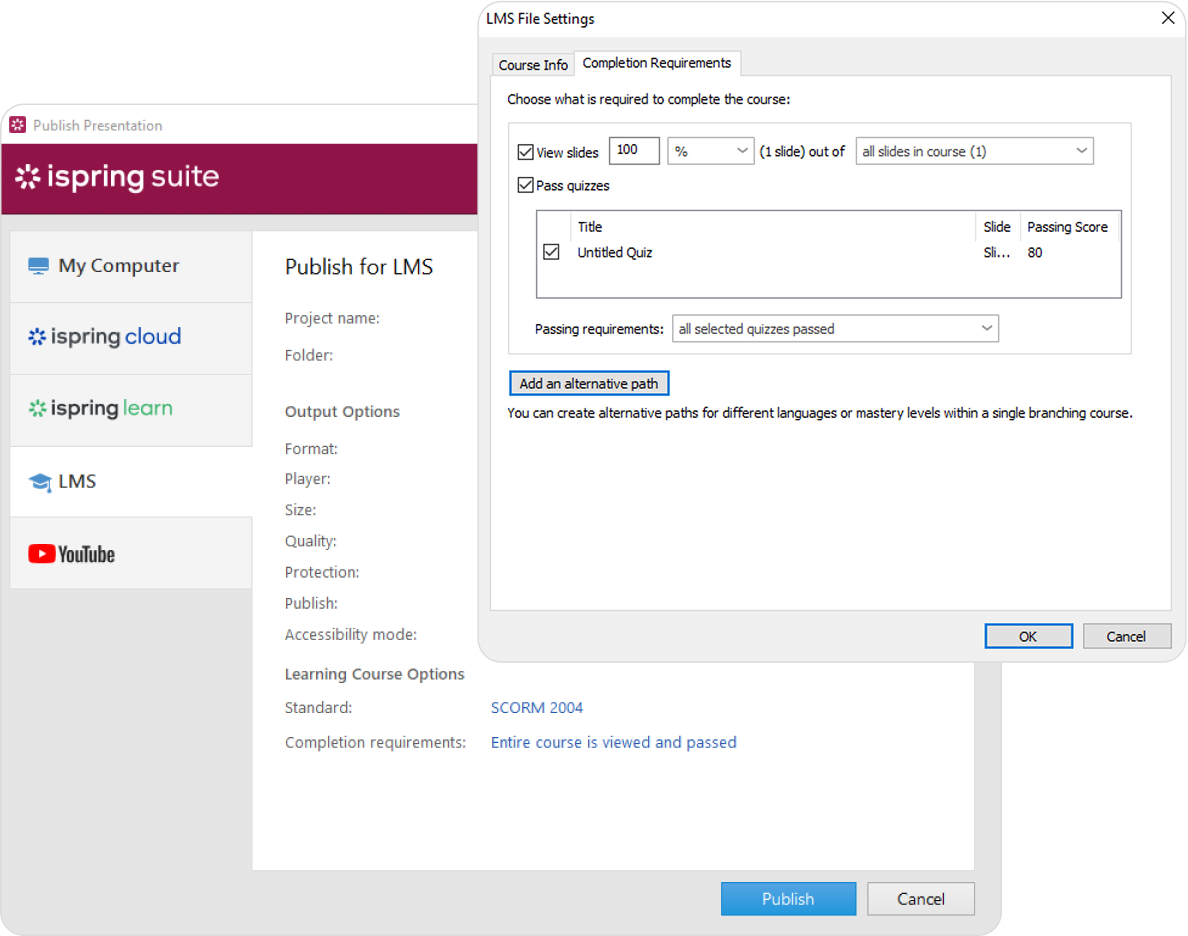 Smarter evaluation for adaptive courses