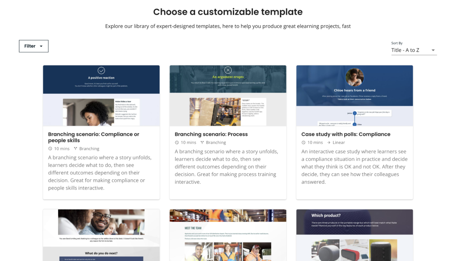 Elucidat interface