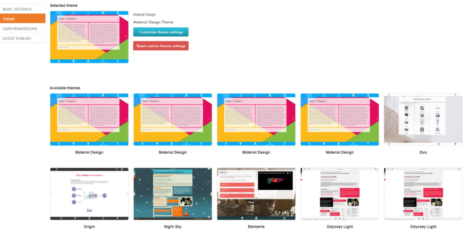 Gomo Learning key features