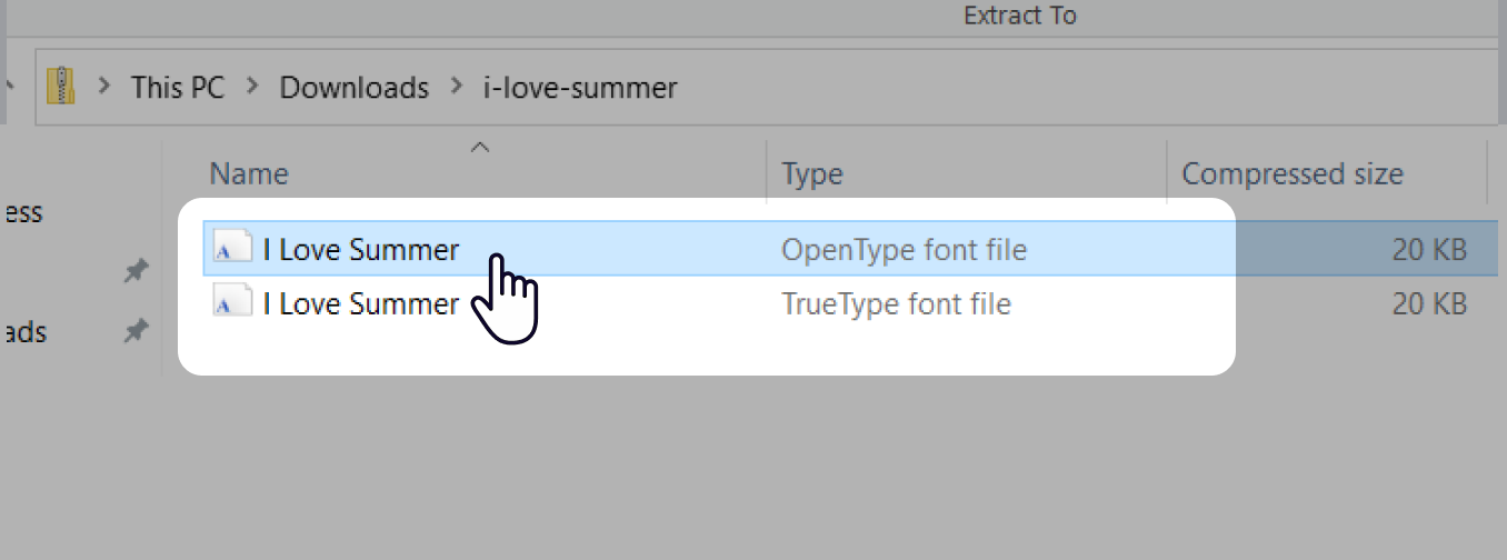 How to install custom fonts on My computer