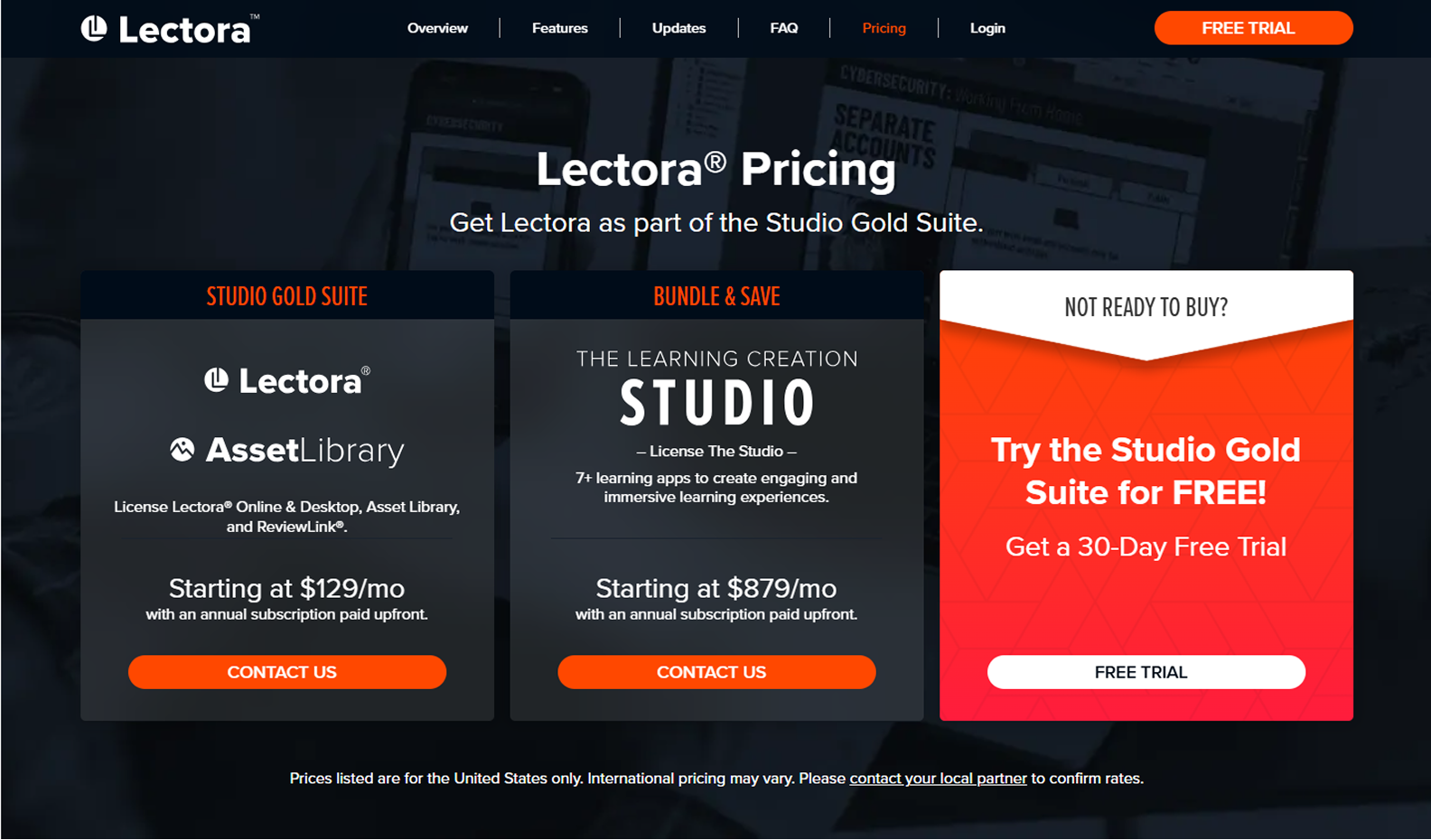 Lectora pricing plans
