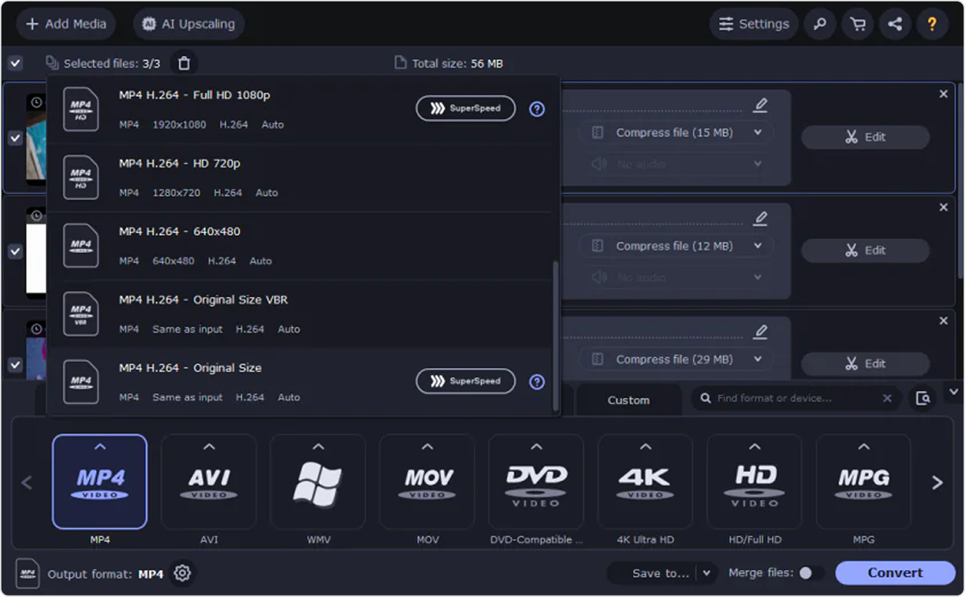 Movavi training video converter