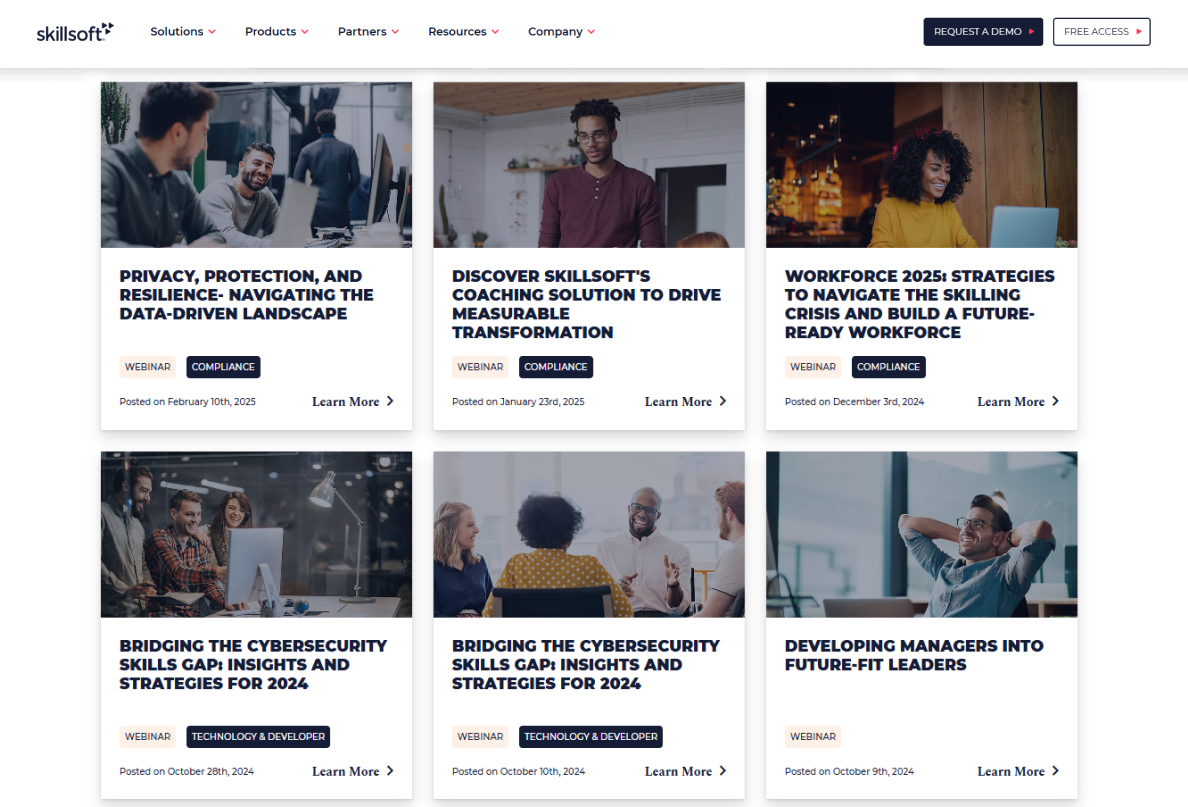 Skillsoft LMS support services