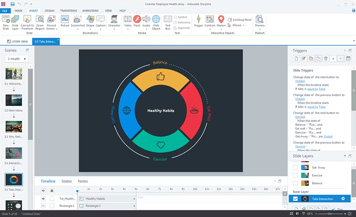 Slide Master in Storyline 360