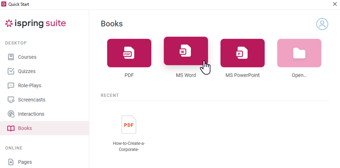 Converting Word to SCORM with iSpring Suite