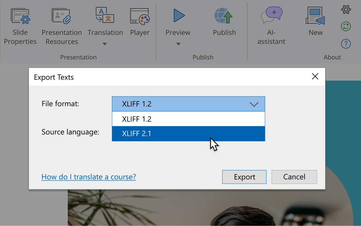 XLIFF 2.1 support