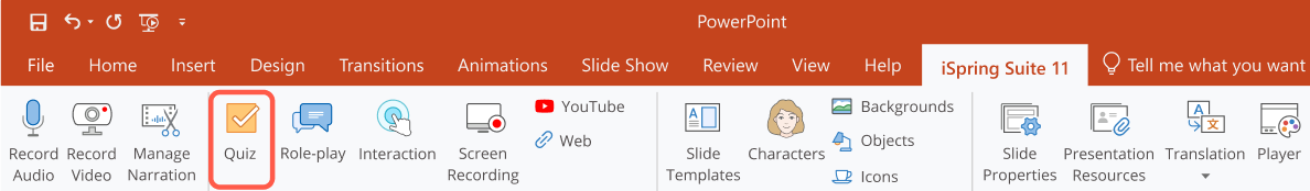 How to add a quiz or questionnaire to PowerPoint