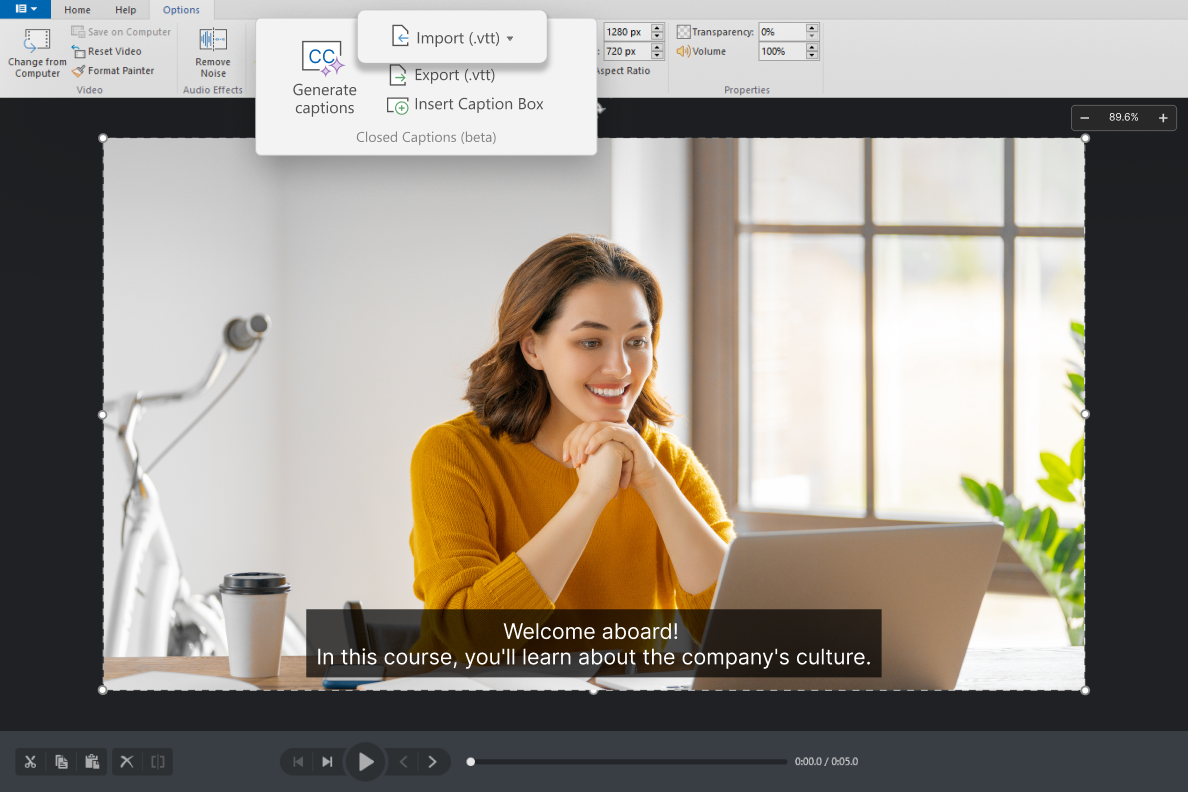Upload subtitle files
