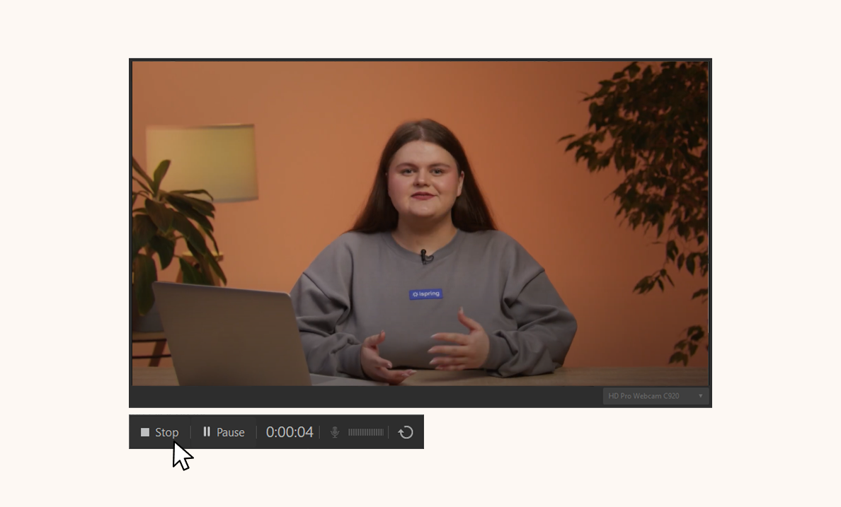 Creating training videos for work