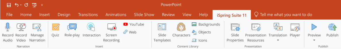 Creating digital online courses with PowerPoint add-ons