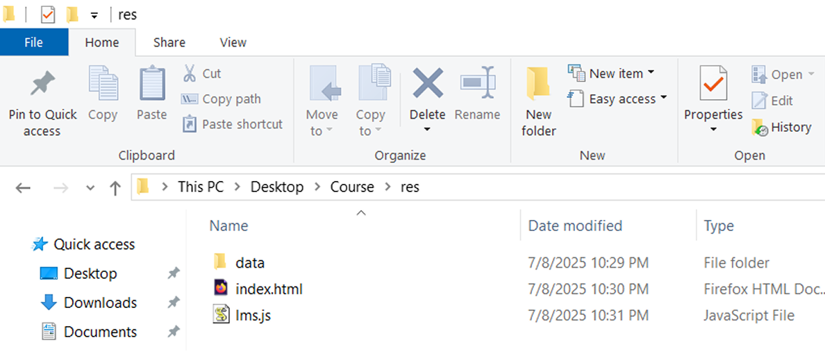 How to Play a SCORM Course