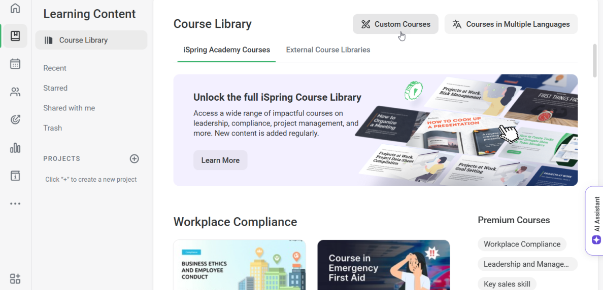 iSpring Learn