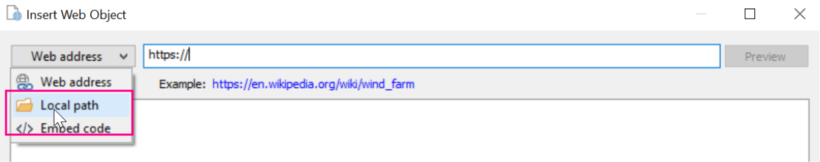Import one PPT into another as a web object with iSpring Suite