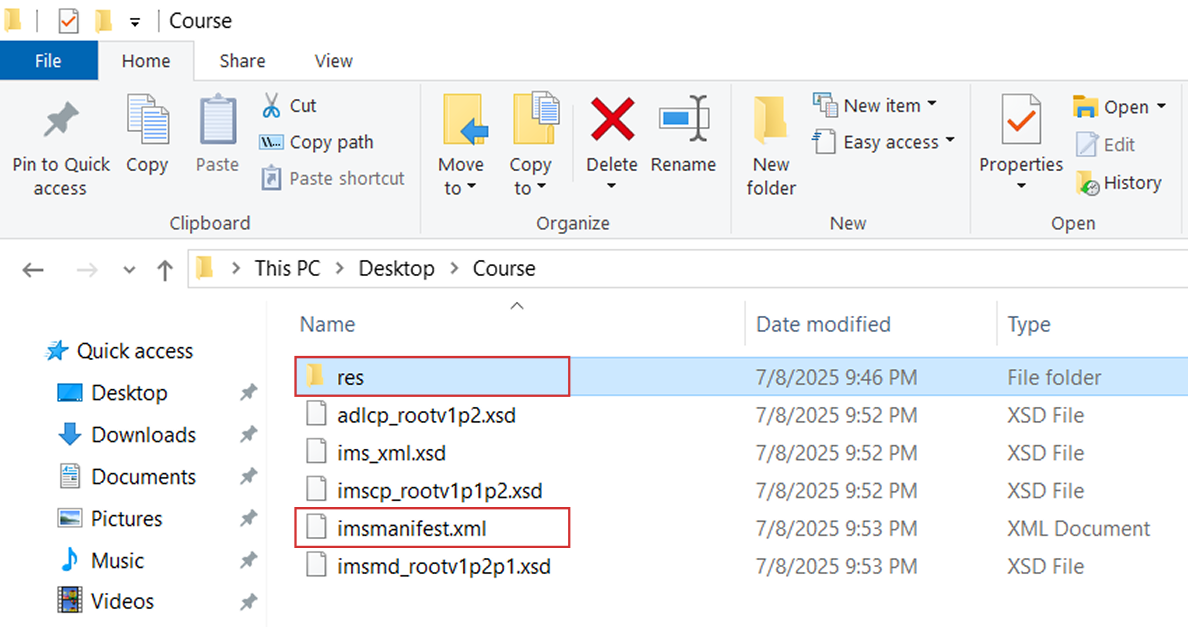 What is SCORM file