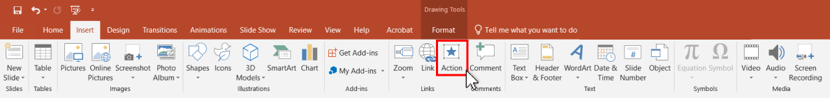 Action Settings