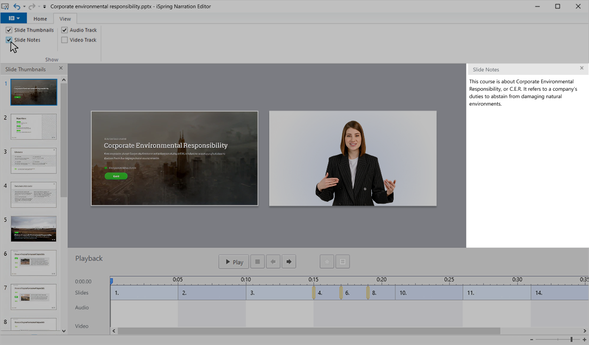 Creating a lecture capture with iSpring Suite