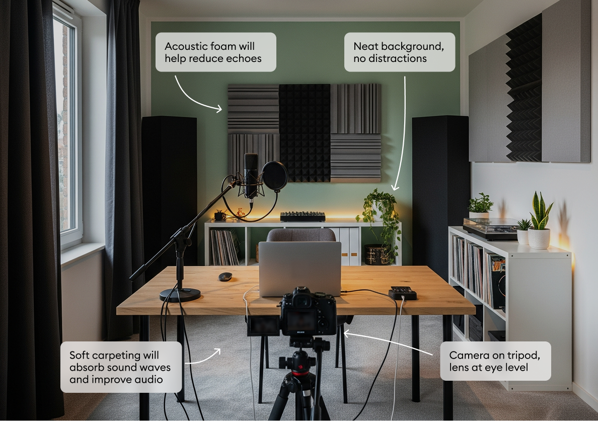 Setting up the lecture recording environment