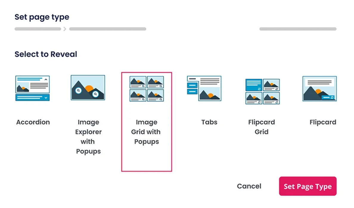 Elucidat authoring tool interface