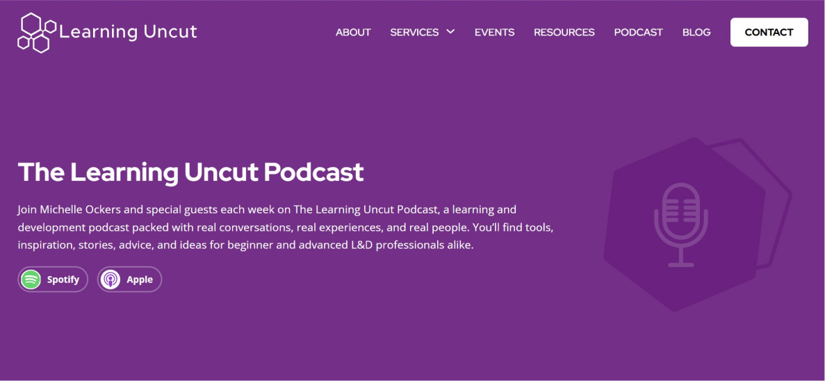 The Learning Uncut podcast
