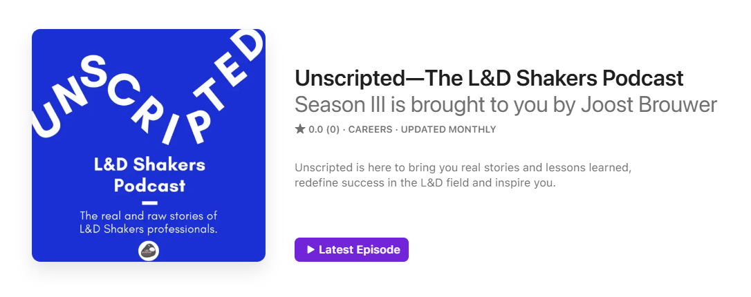 Unscripted podcast