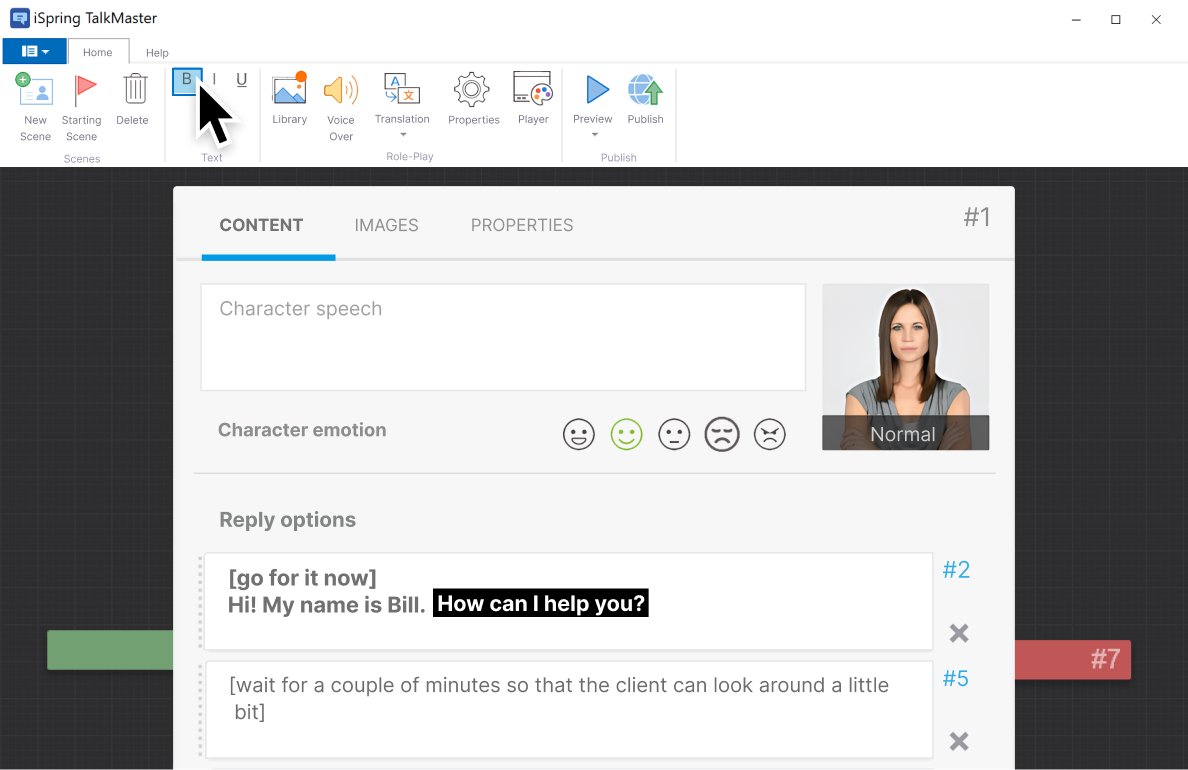 New formatting options in TalkMaster