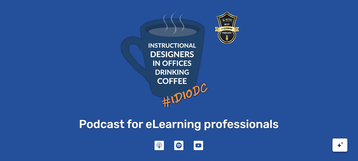 Instructional Designers in Offices Drinking Coffee podcast