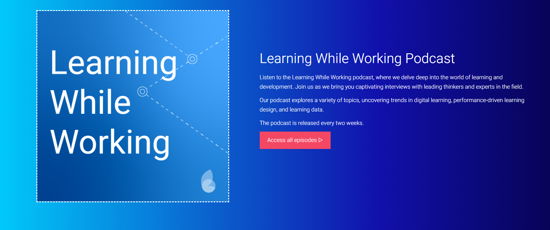 Learning While Working podcast