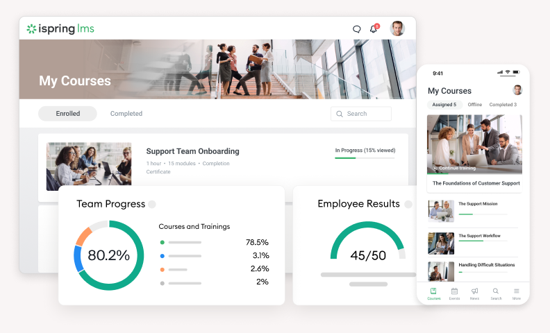 iSpring LMS for government