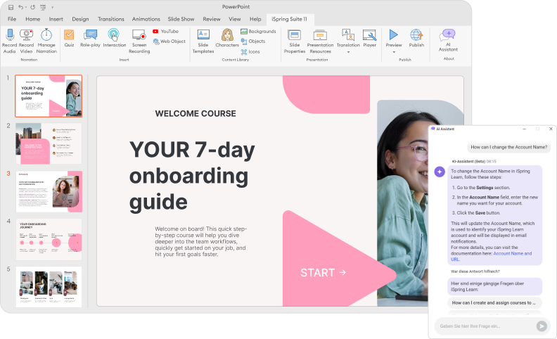 iSpring Suite AI iSpring Suite AI authoring tool