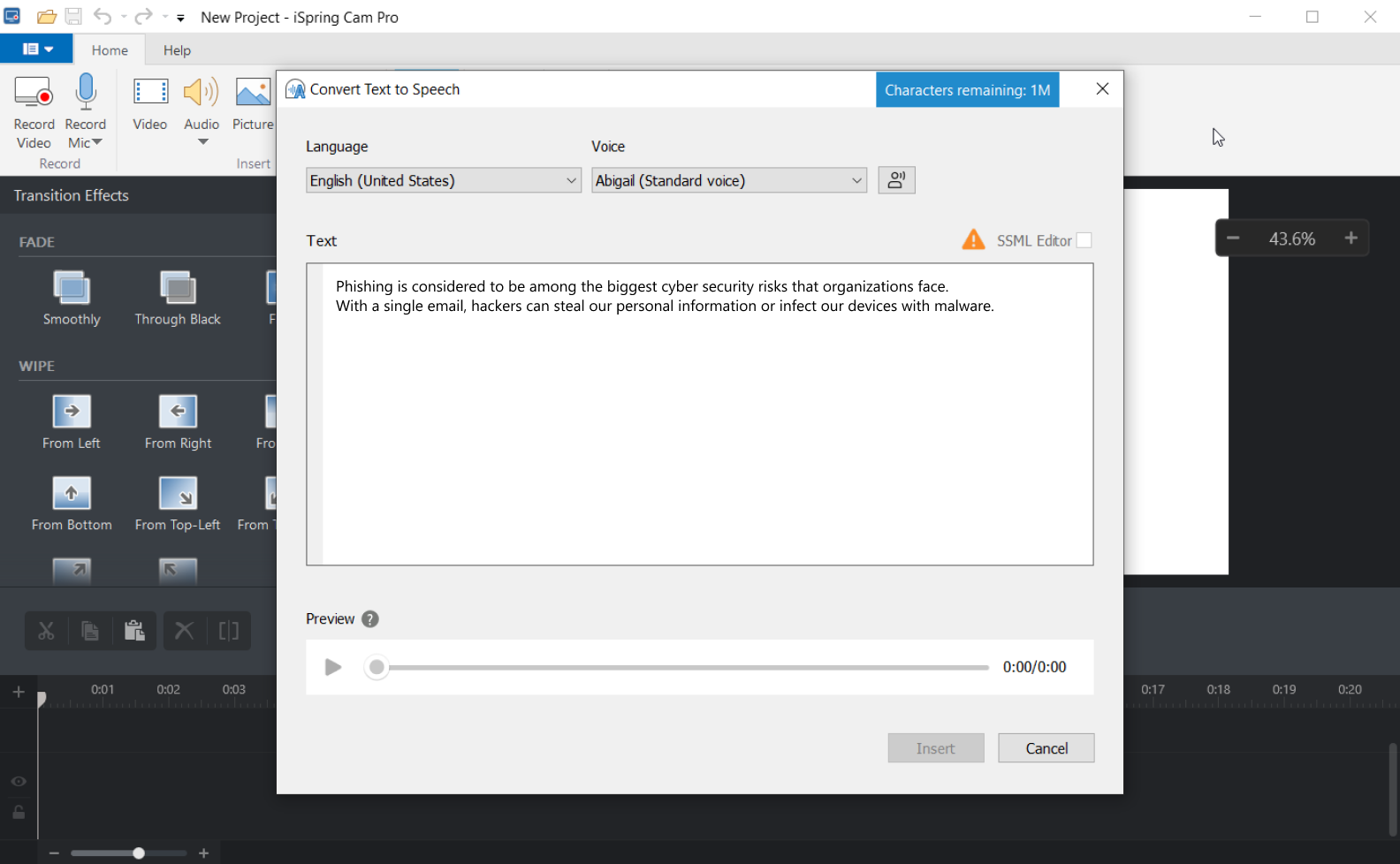 Use the Text-to-Speech (TTS) feature