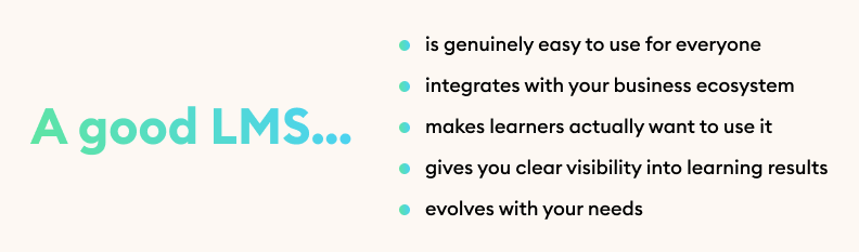 5 signs of a good SaaS learning management system