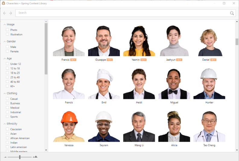 iSpring Content Library